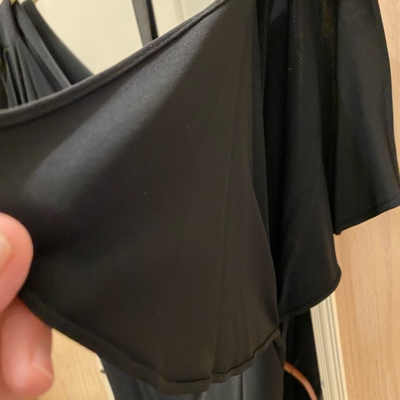 Vintage Moda Intl Knit Dress with split sleeves and alone from waisf v neck XL - Picture 2 of 3